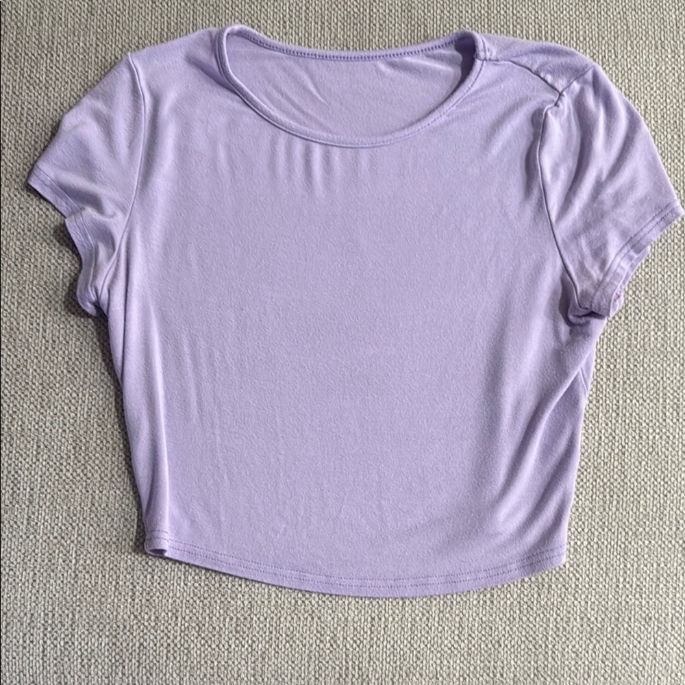 Lavender Women's Crop Top